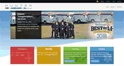 Desktop Screenshot of hunterambulance.com